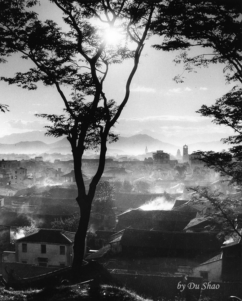 Looking Out at Wenzhou City From Huagai Hill